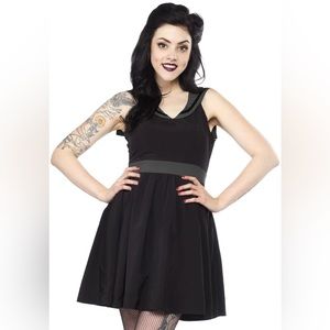 Sourpuss dark sailor dress sz S